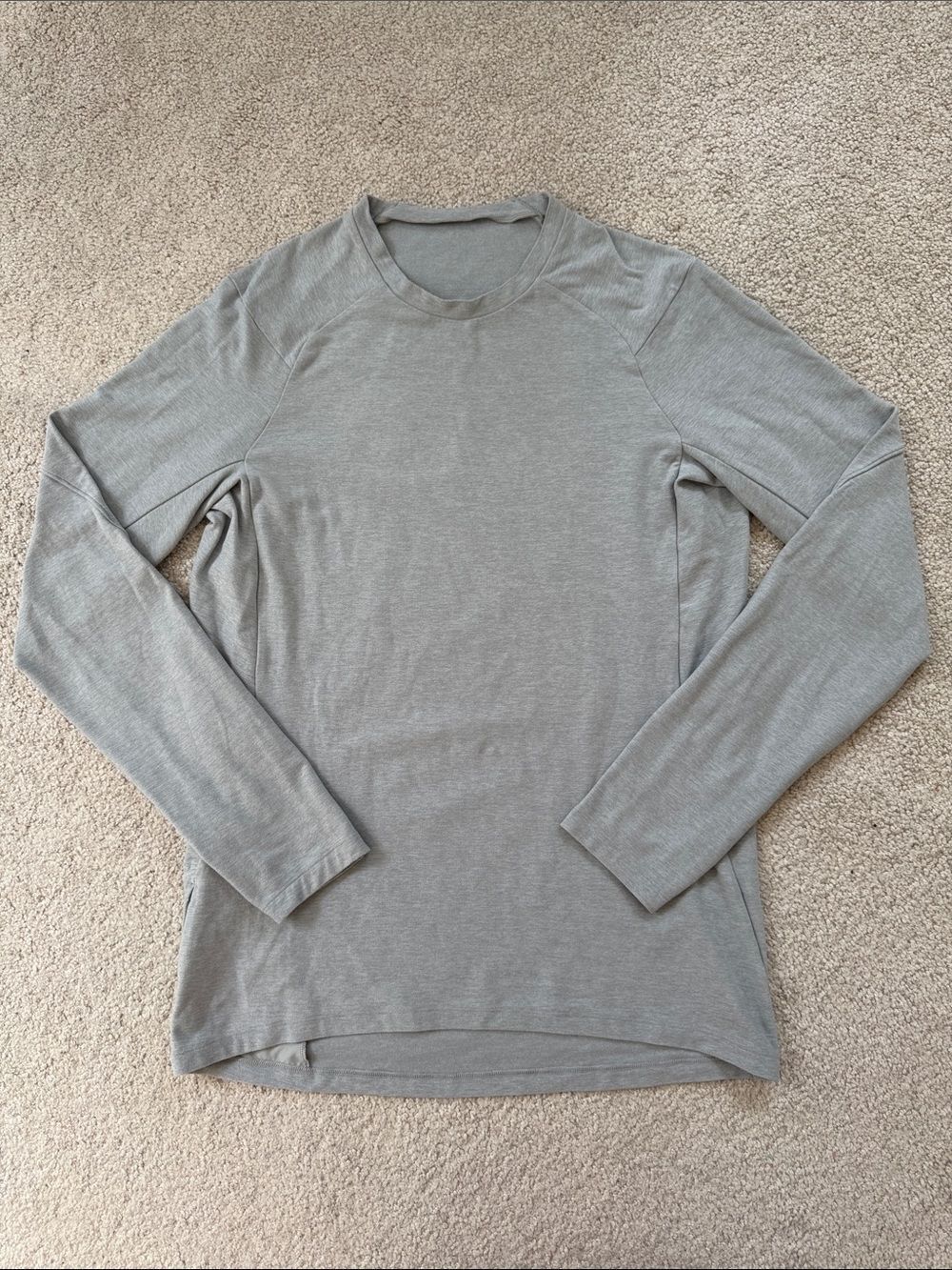 lululemon Surge Warm Rulu Long Sleeve Grey SzS